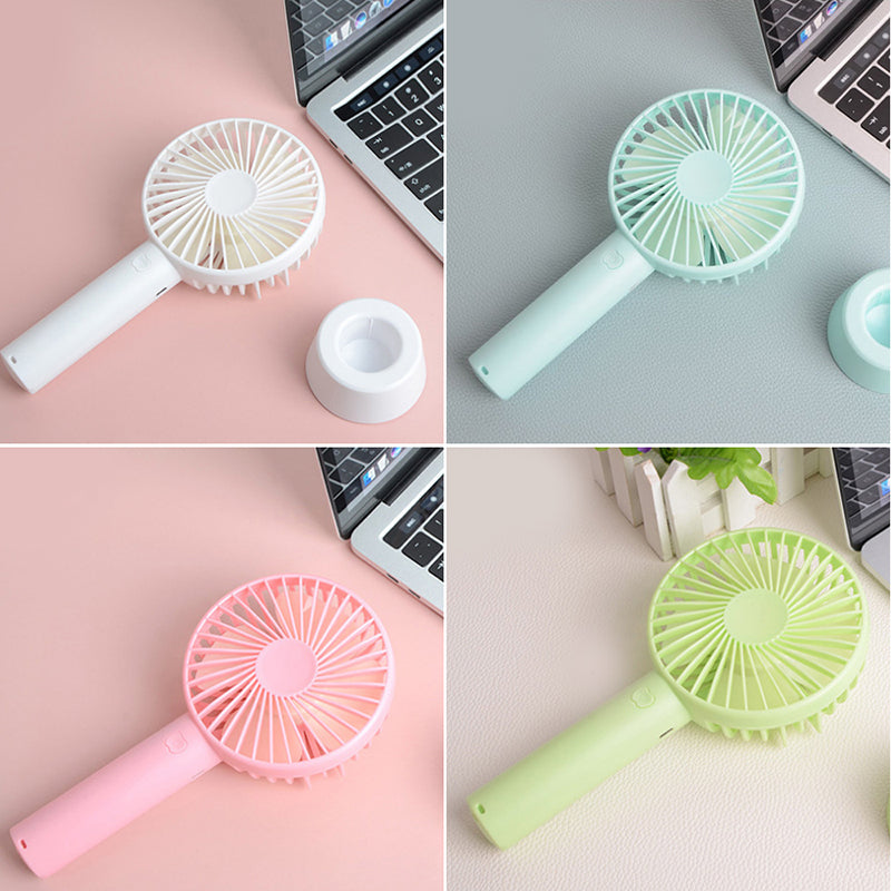 USB Rechargeable Handheld Mini Portable Fan.