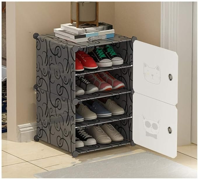Attachable Cube Cabinet & Shoes Rack