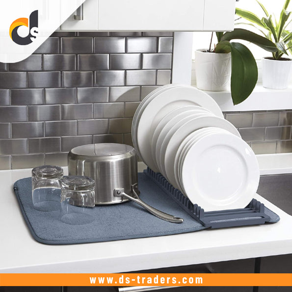 Multipurpose Drain Mat with Dish Stand