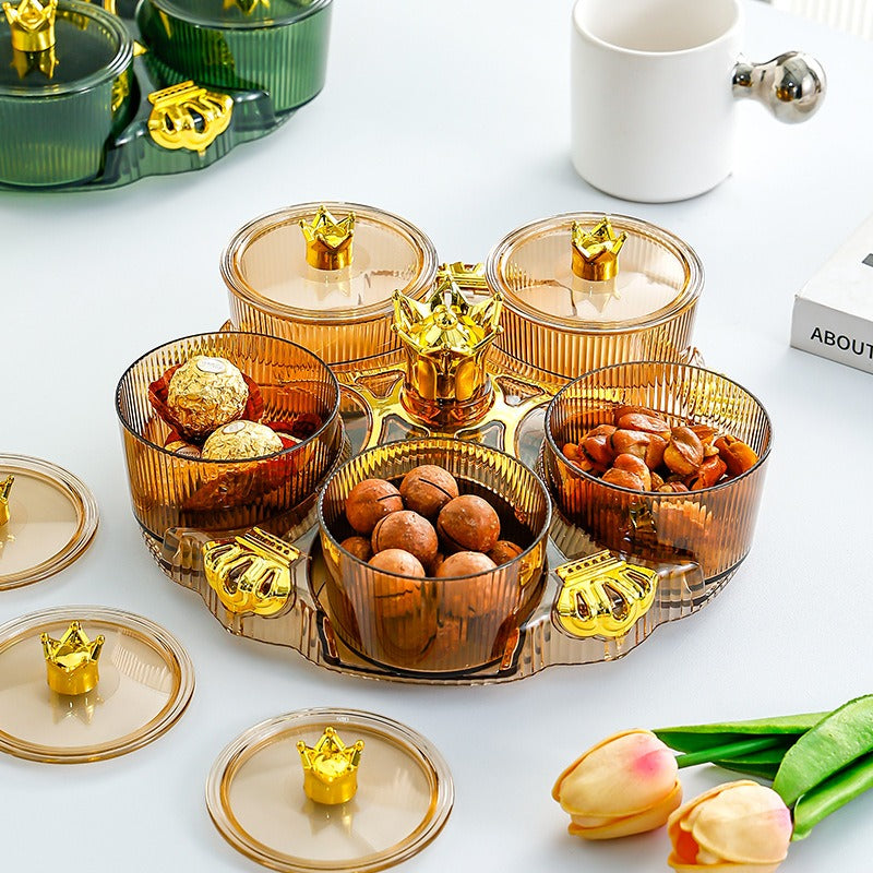 Luxury Rotating Decorative Acrylic Dish