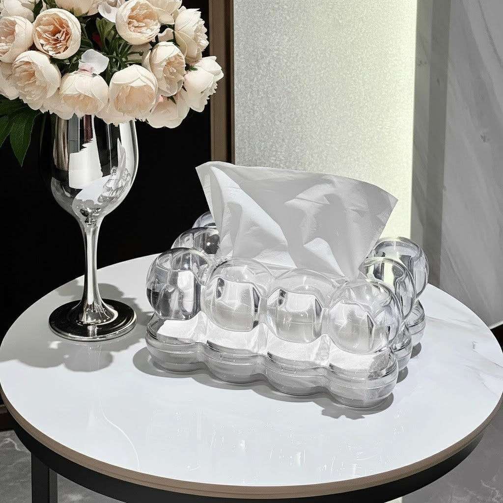 Transparent Creative Bubble Tissue Box