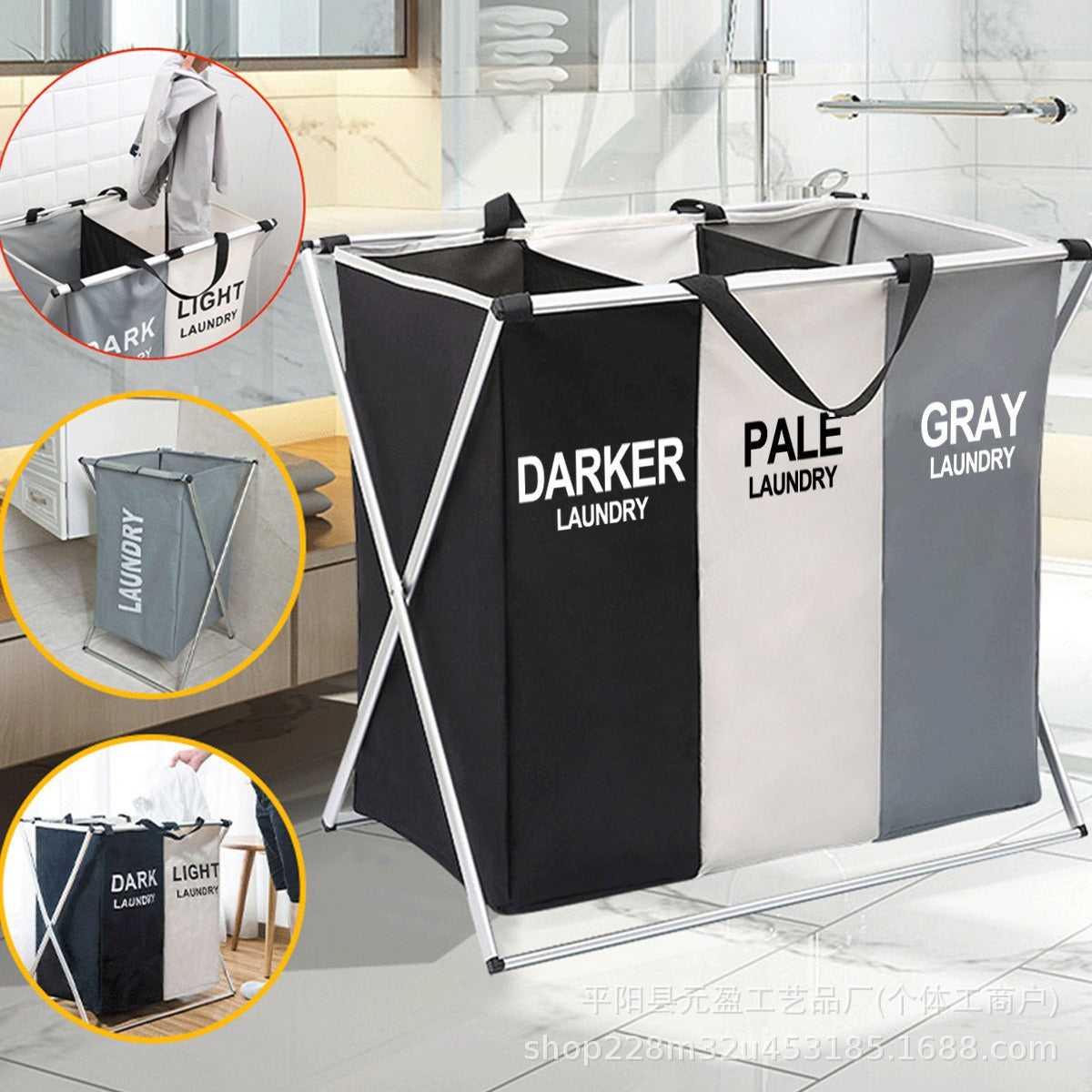 Foldable Laundry Storage Basket