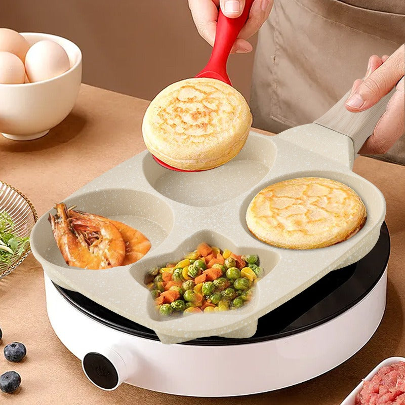 4 Portion Marble Coated Frying Pan