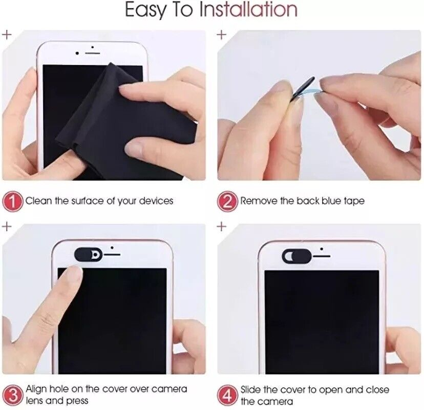2Pcs Private Spy Protection Camera
