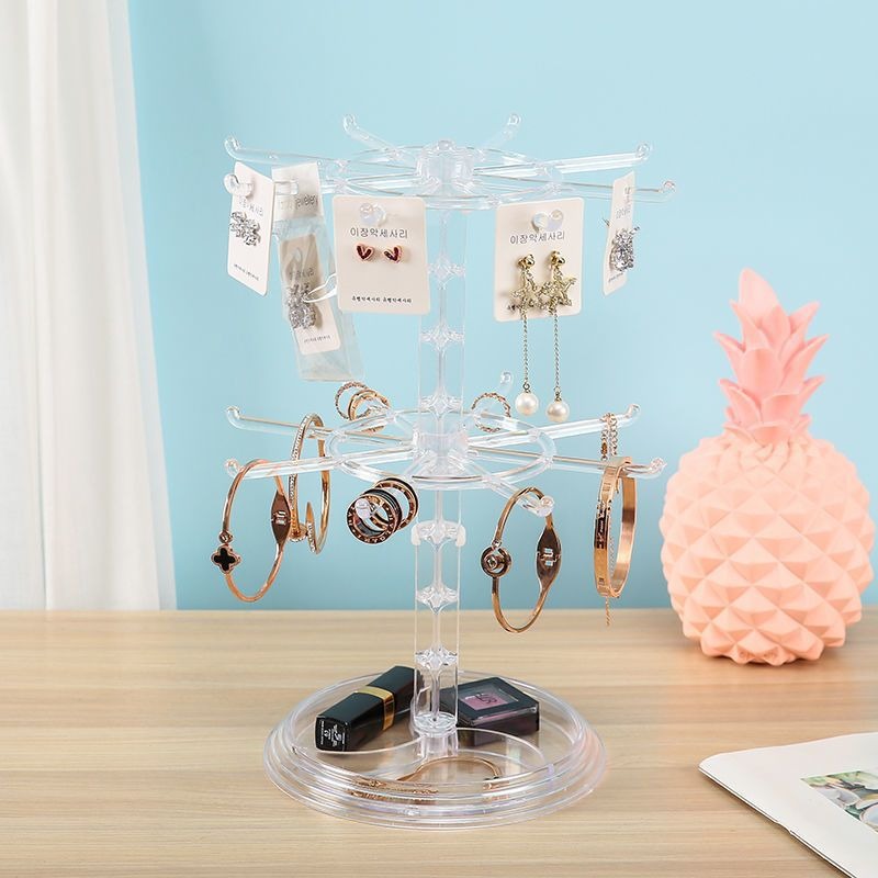 Rotating 2 Tier Multifunctional Rack