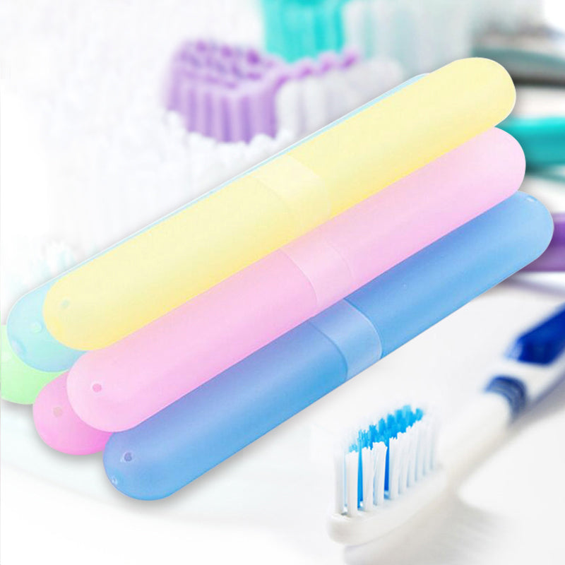 Pack of 2 Travel Hiking Camping Toothbrush Protect Holder.