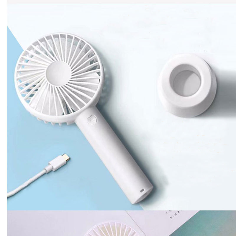 USB Rechargeable Handheld Mini Portable Fan.