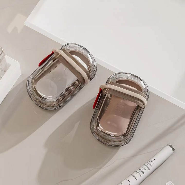 Leakproof Acrylic Travel Soap Holder
