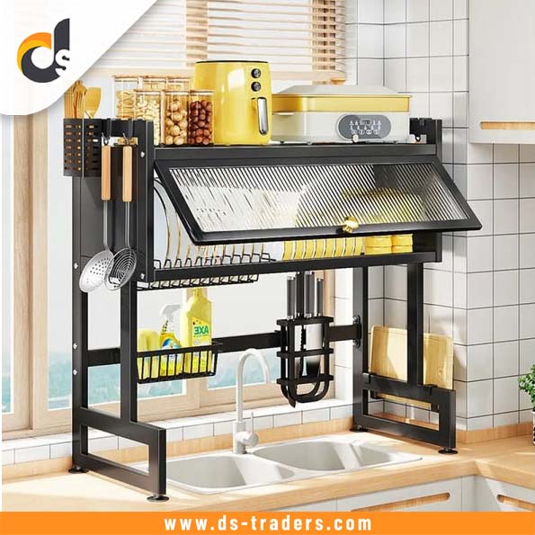 Stainless Steel Sink Dish Drying Cabinet Rack