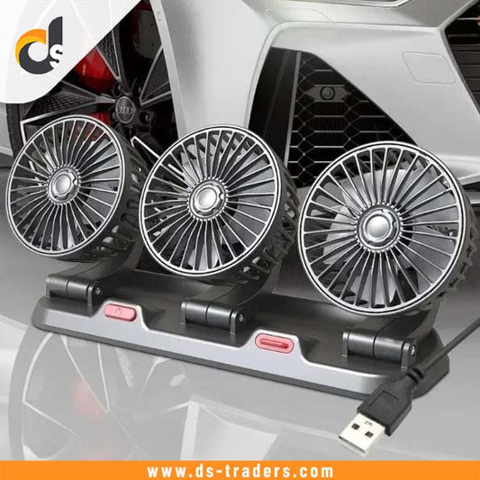 360 Adjustable 3 Head USB Fan