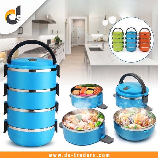 4 Layer Heat Insulated Lunchbox