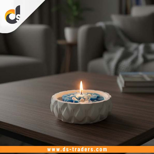 Flower Shape Scented Candel