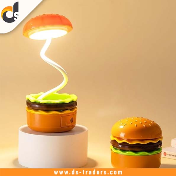Rechargeable Burger Shape Table Lamp
