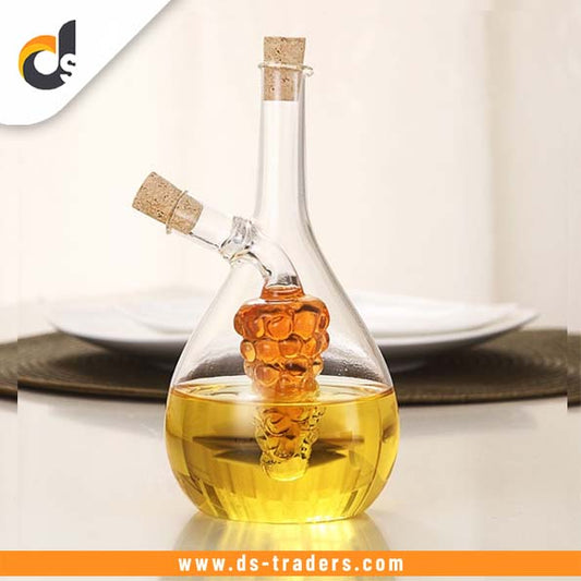 2-in-1 Double Layer Glass Oil Bottle