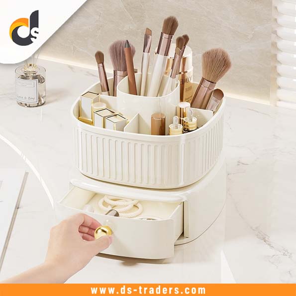 360 Rotating Desktop Cosmetic Storage Organizer