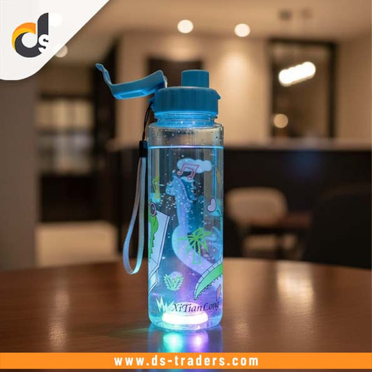 Printed Kids Water Bottle with LED Light