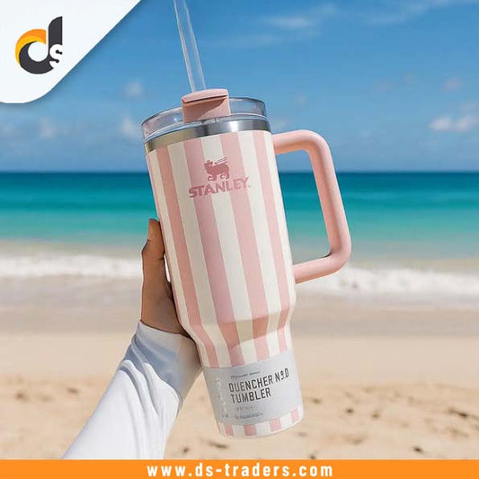 Printed Stainless Steel Heat Insulated Tumbler with Straw