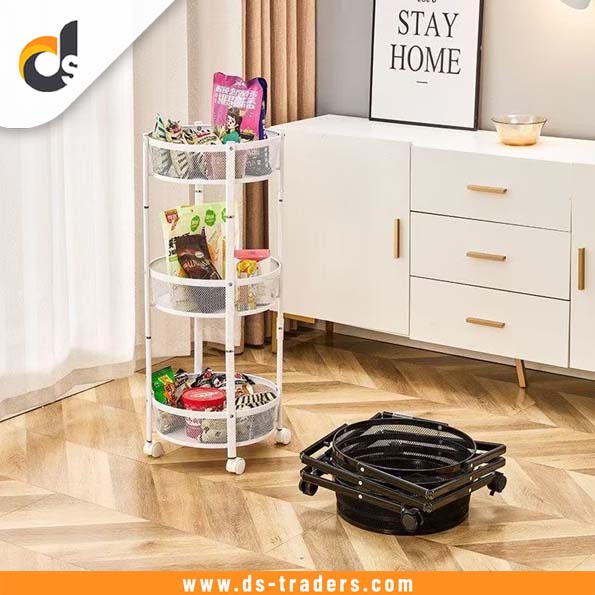 Multipurpose 3 Layer Metal Storage Rack