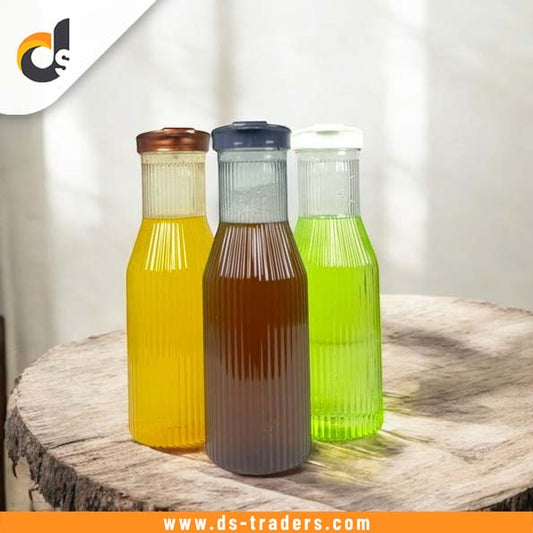 1PC Plastic Linear Water Bottle