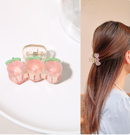 Sweet Peach Hair Clip