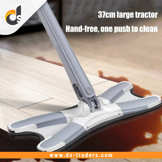 X-Type Squeeze Mop Reusable Microfiber 360 Degree Rotatable.