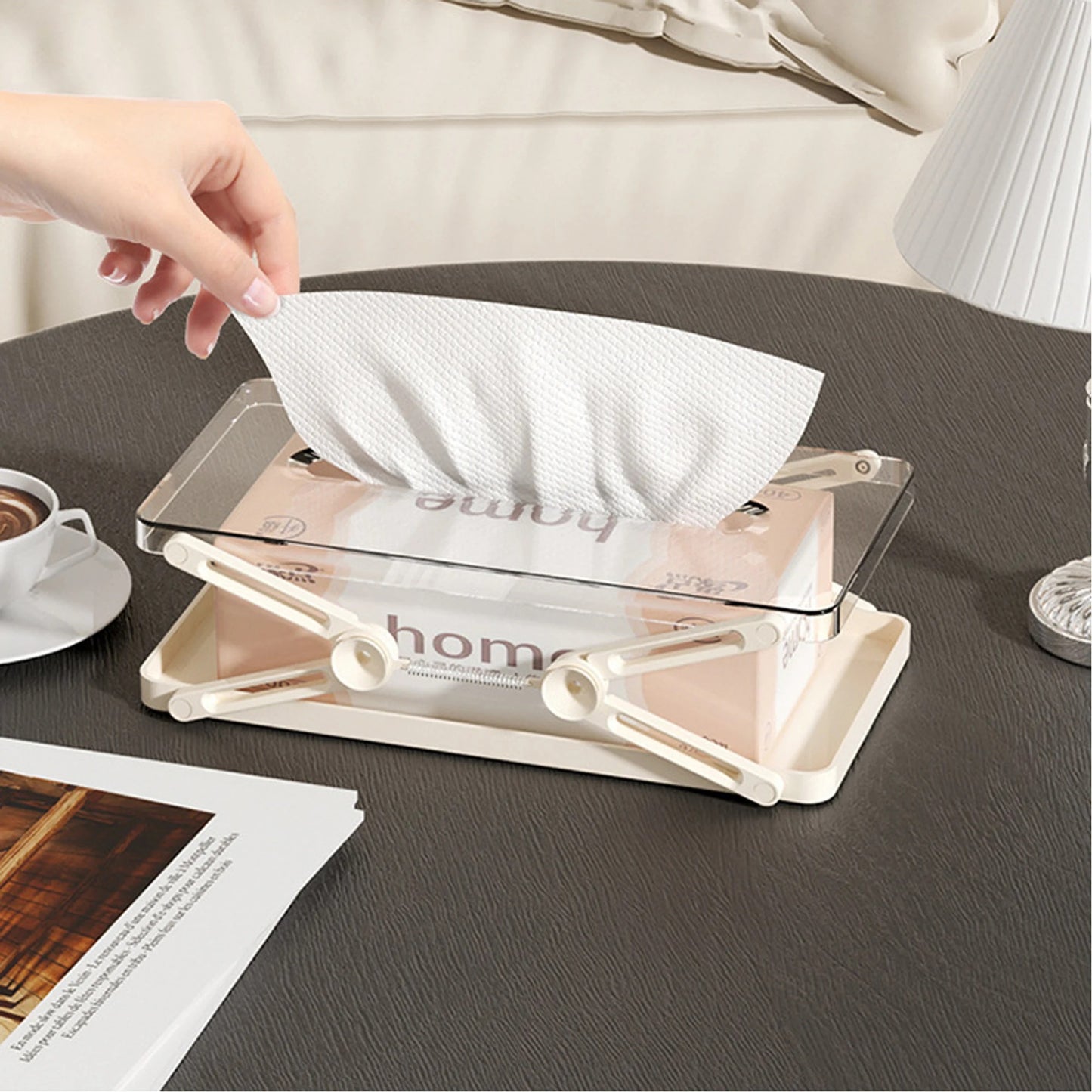 Foldable Desktop Tissue Box