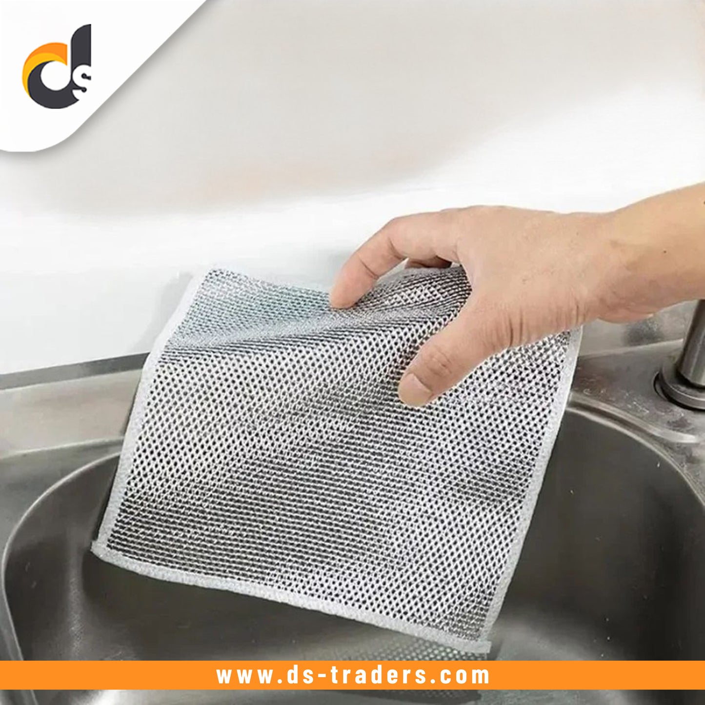 Pack Of 4 Multipurpose Wire Dishwashing Cloth