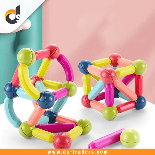 25Pcs Colorful Magnetic Puzzle Toy Game