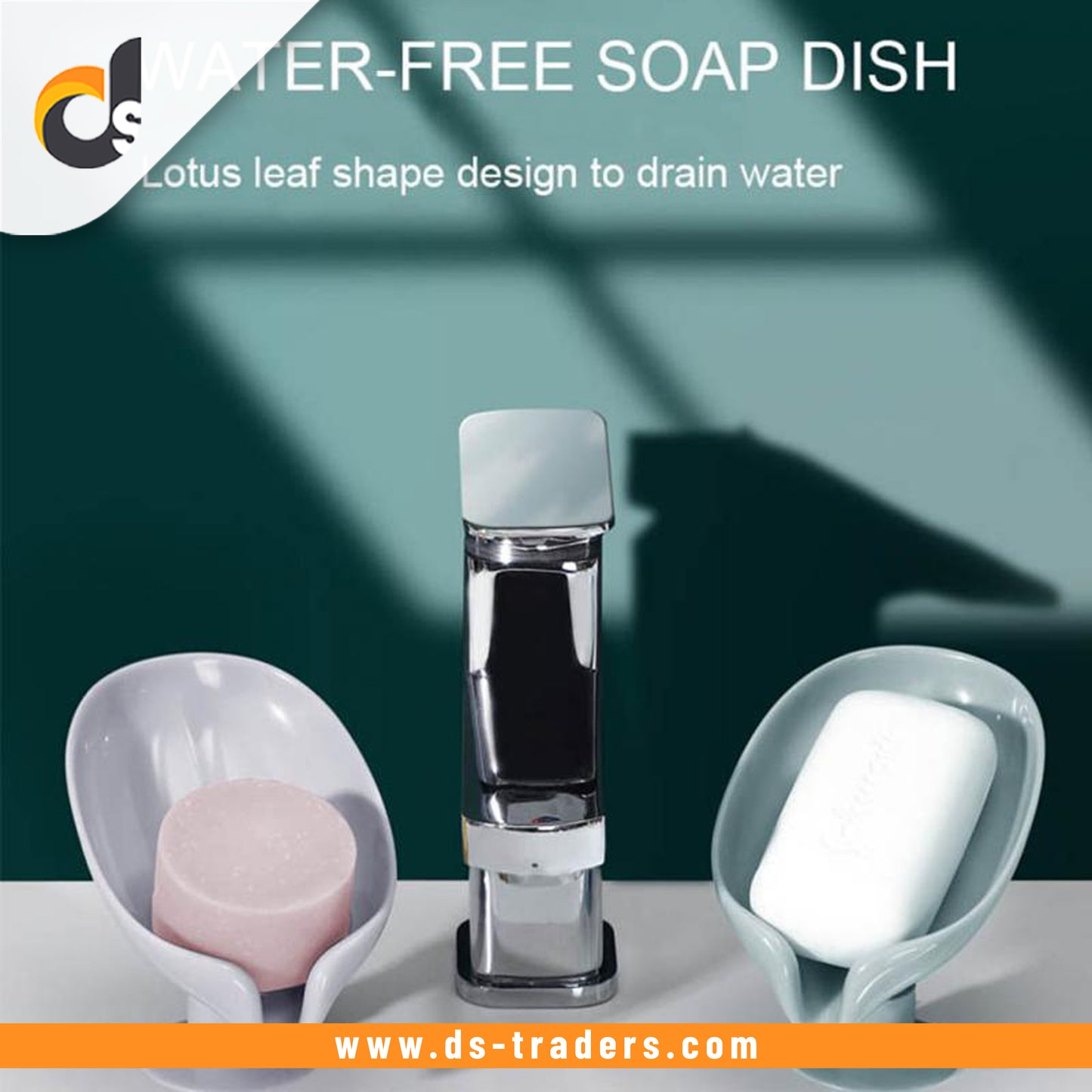 Leaf Shape Bathroom Soap Dish.