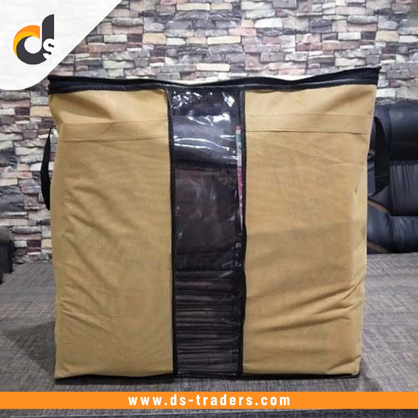 Non Woven Cream Colour Storage Bag.
