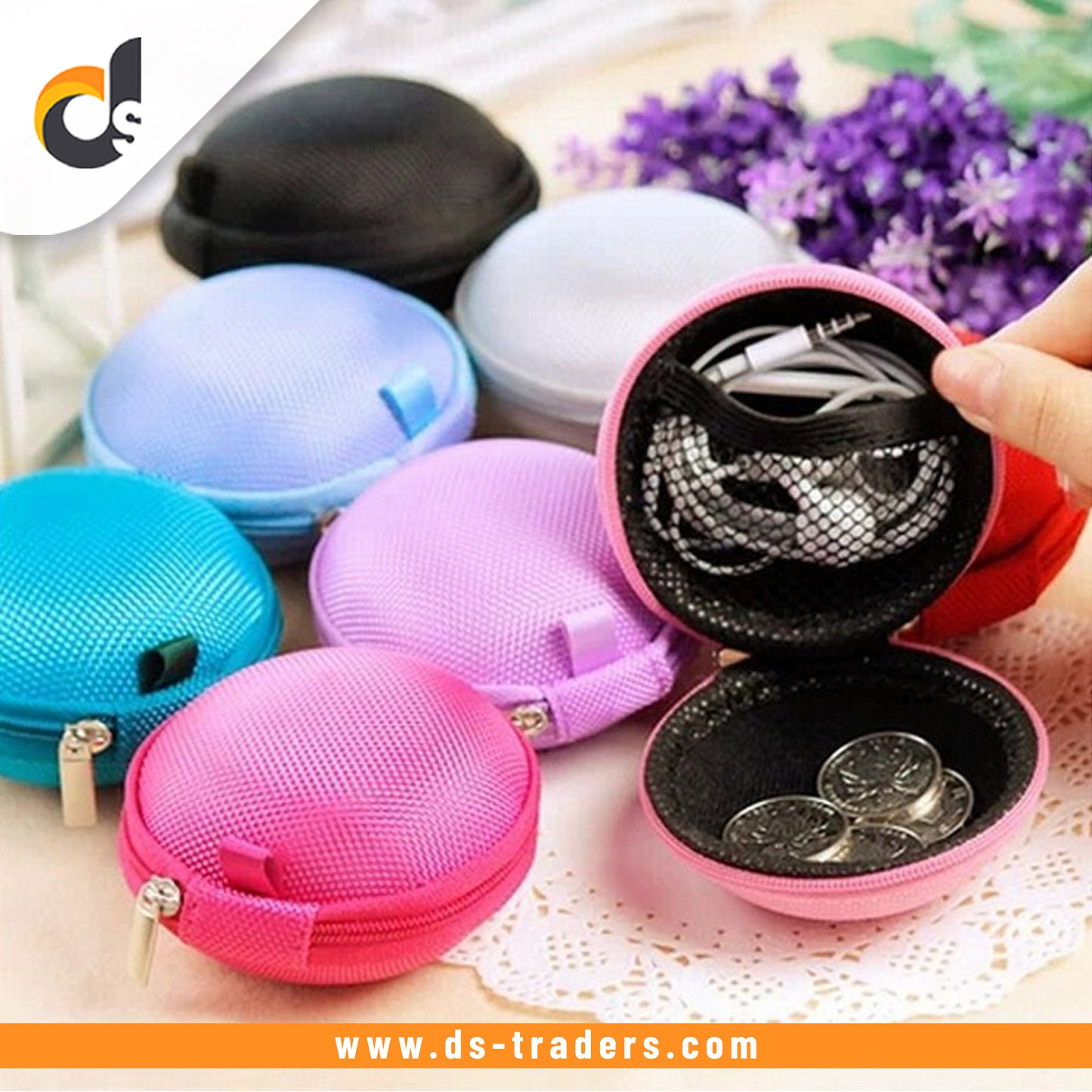 Portable Earphone & Sim Card Pouch.