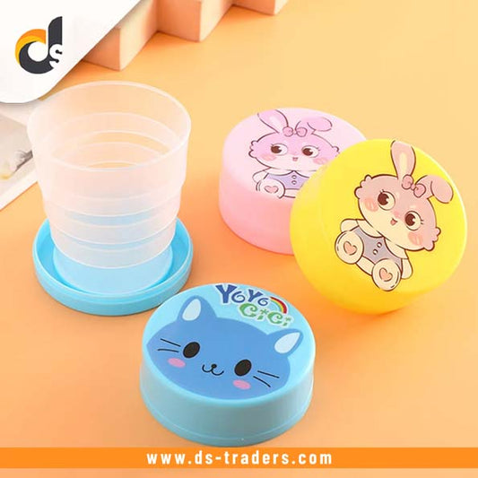 2pc Pocket-Sized Colorful Kids Travel Cup