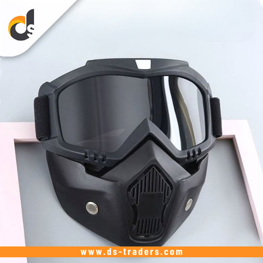 Full Face Protective Mask And Sand Splash Dust Goggles
