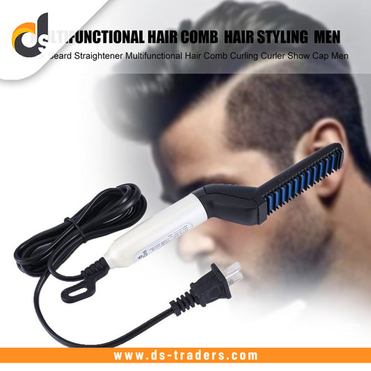 Multifunctional Hair & Beard Electric Straightner Comb.