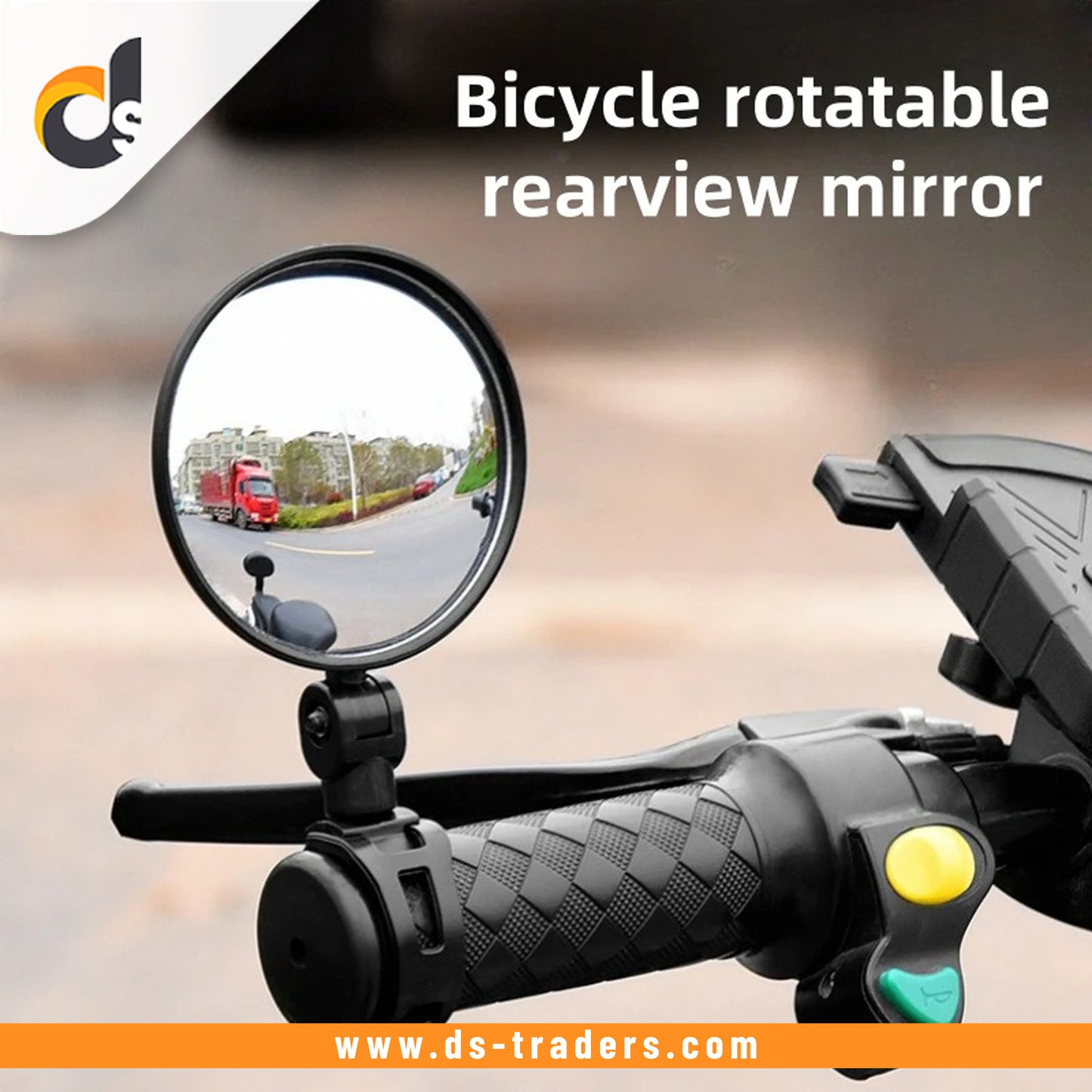 360 Rotating Side Mirror for Bike and Bicycle