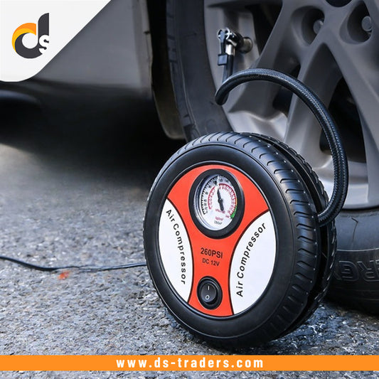 12V Car Tire Inflator Portable Mini Air Compressor