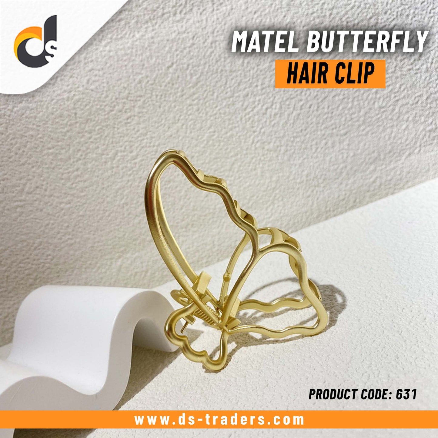 Metal Butterfly Hair Clip