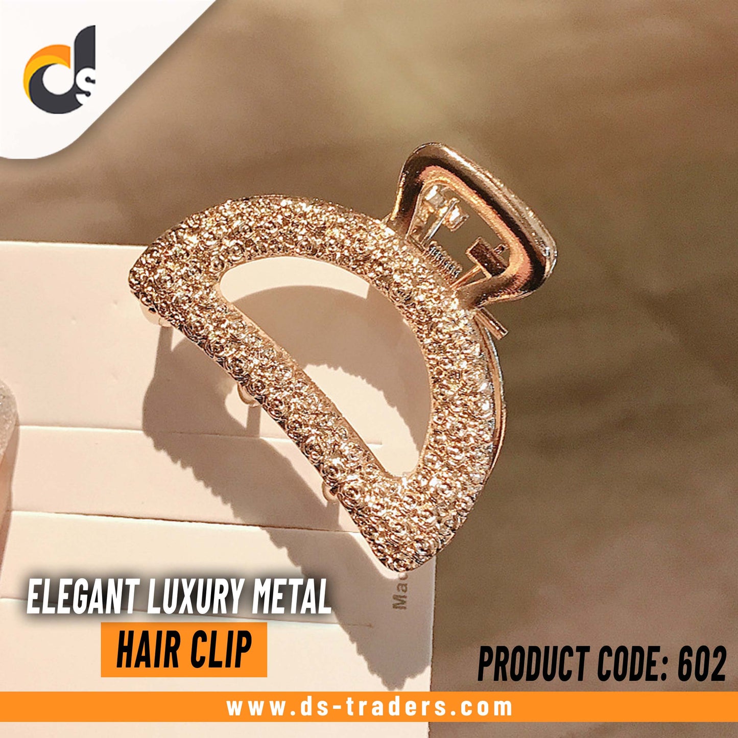 Elegant Luxury Metal Hair Clip