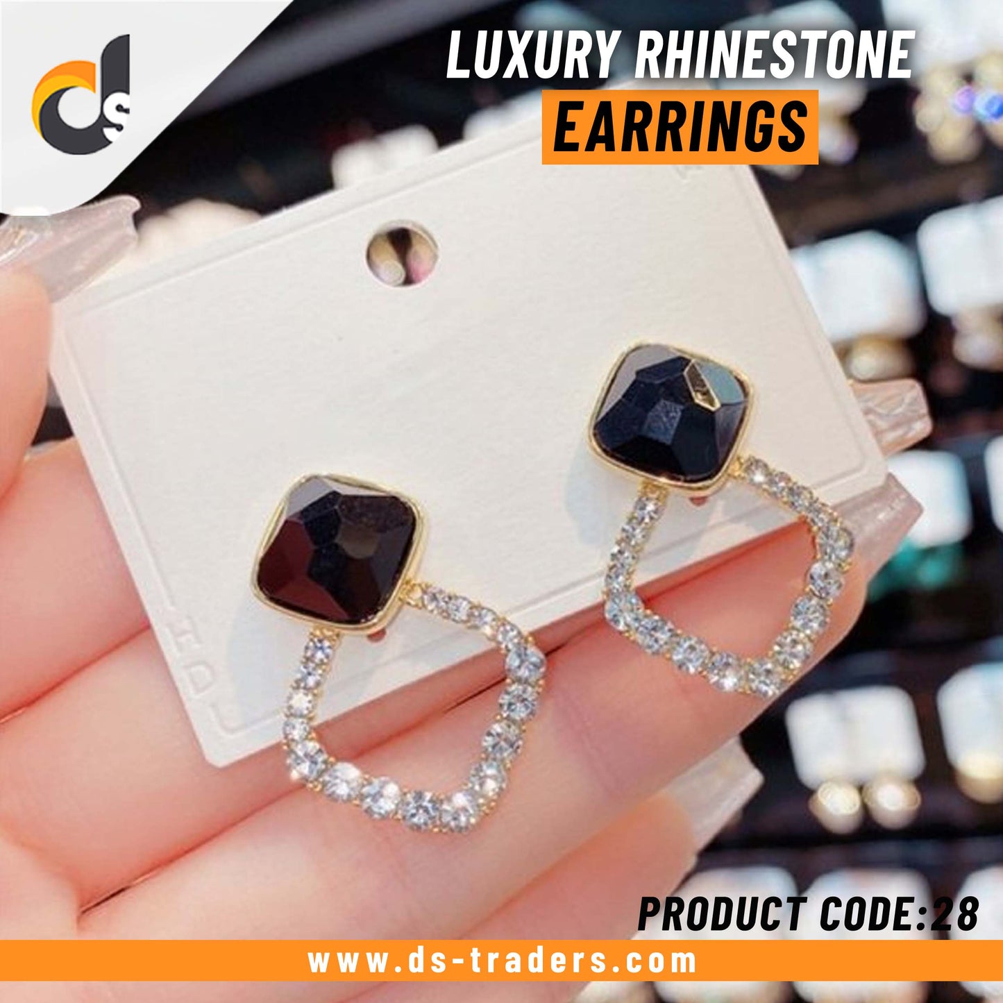 Luxury Rhinestone Earrings