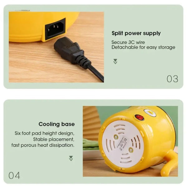 Electric Cooking Pot with Lid