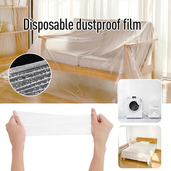10 Pcs Dust-proof Disposable Furniture Plastic Cover