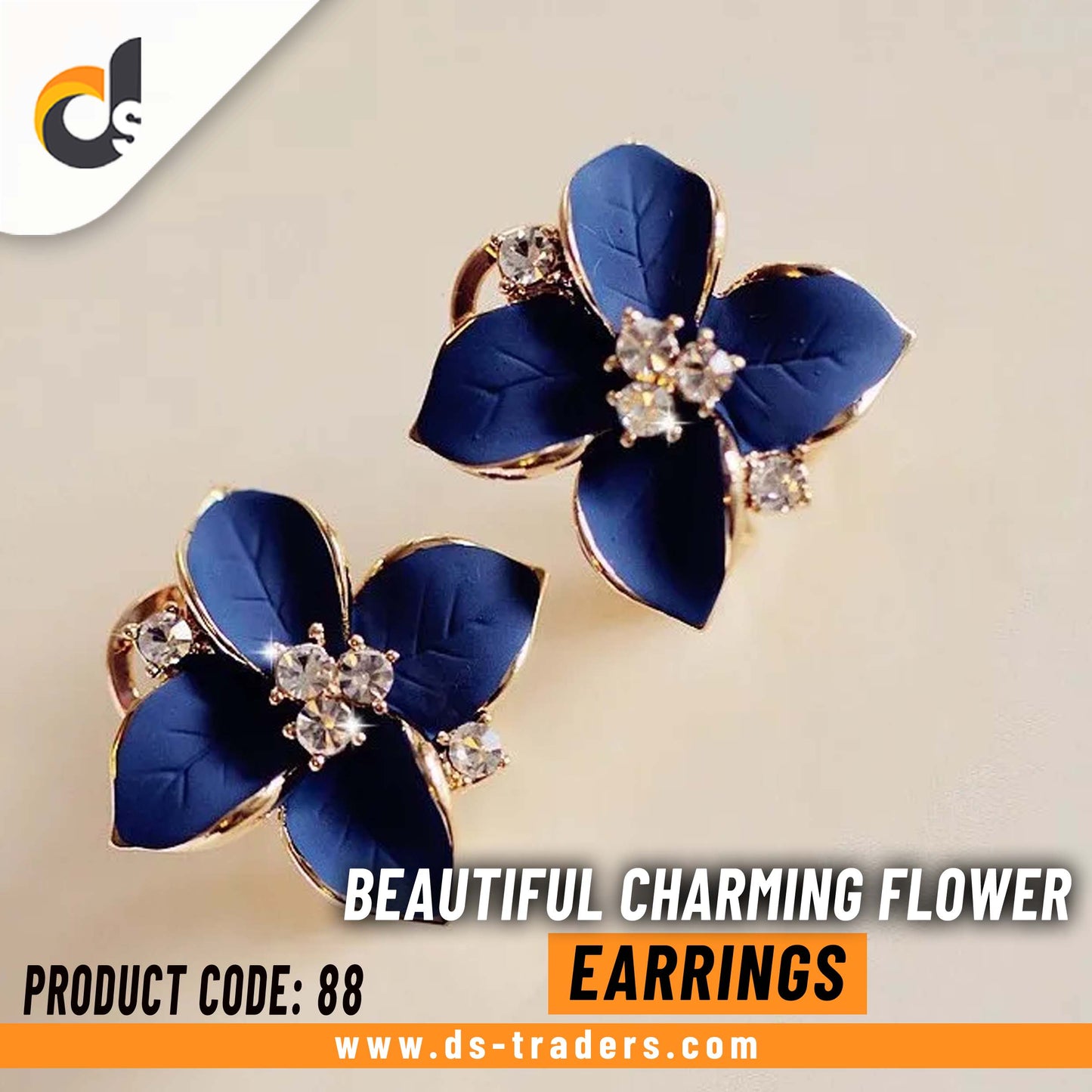 Beautiful Charming Flower Earrings