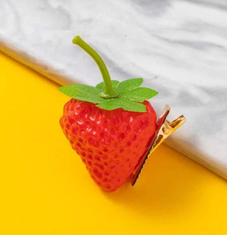 Cute Strawberry Shape Hairpin