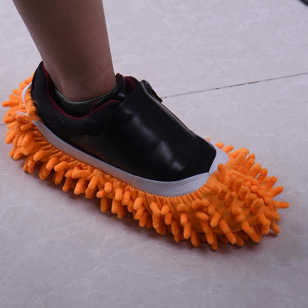 1 Pair Multifunctional Micro Fiber Shoe Covers Clean Slippers - DS Traders