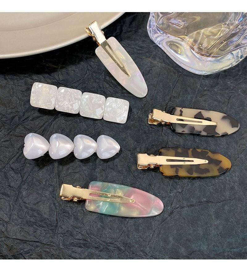 1pc Marble Style Hair Clip (random shape&colour) - DS Traders