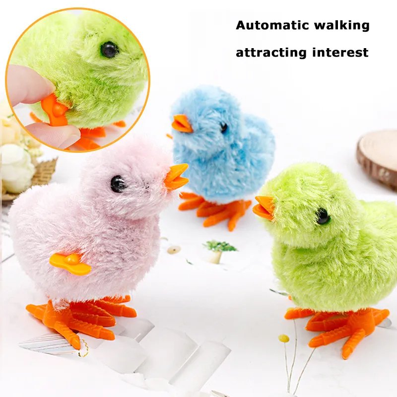 1PCS Creative Wind Up Chick Jumping Chicken. - DS Traders