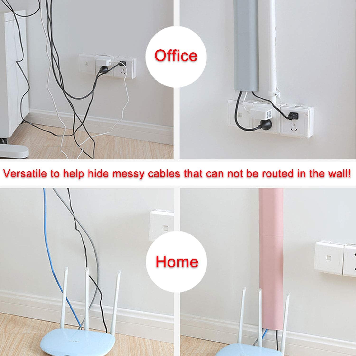 1pcs Safe Hide TV Cable Cover Wire Cord Home Organizer - DS Traders