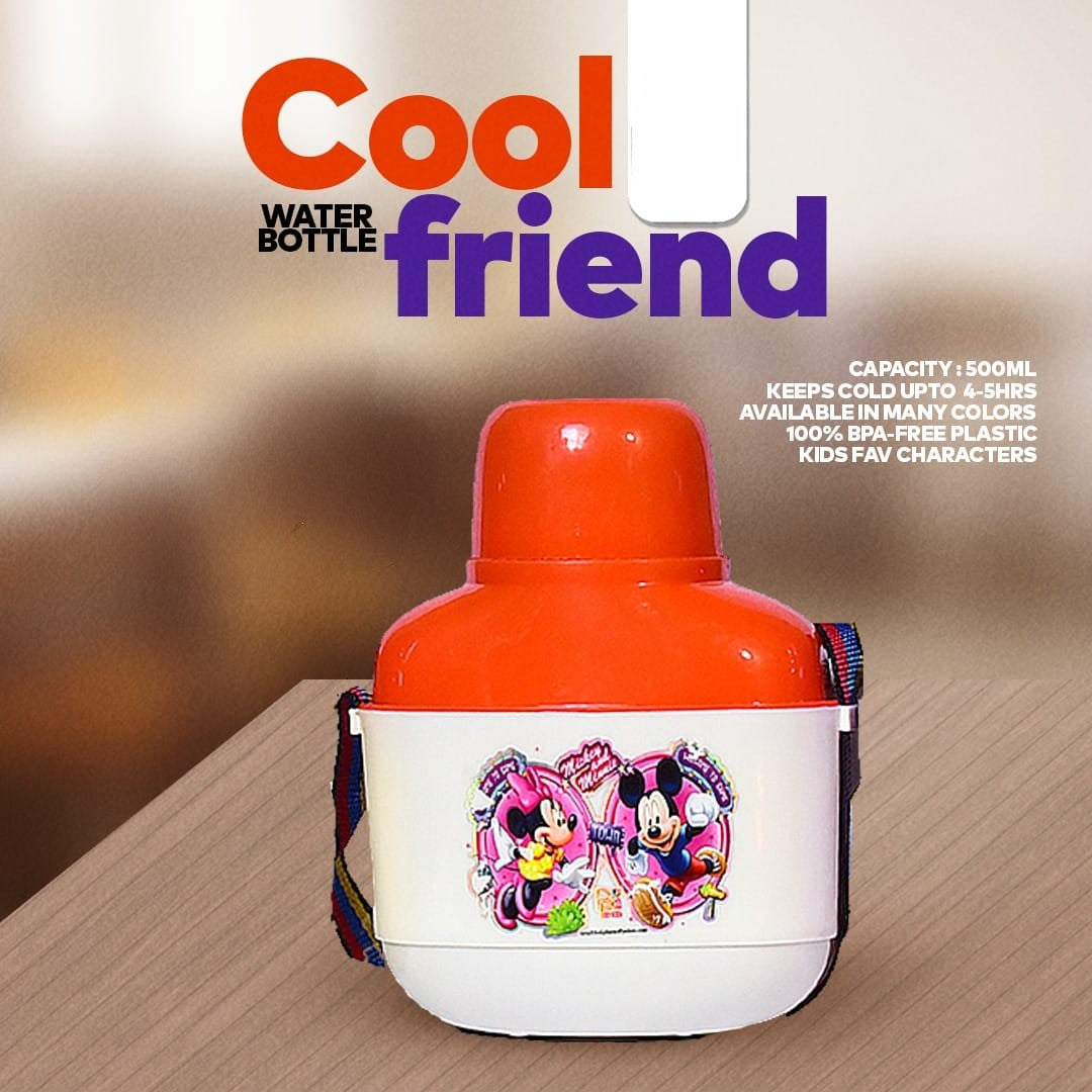 Cool Friend Thermos Water Bottle for Kids large Size