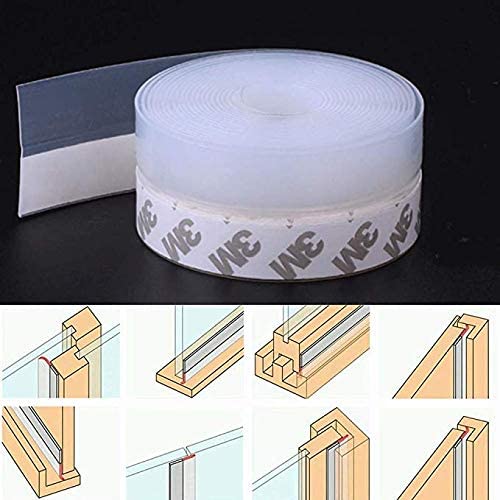 Self Adhesive Door Window Dust Insect Seal Noise Stopper Tape 1m