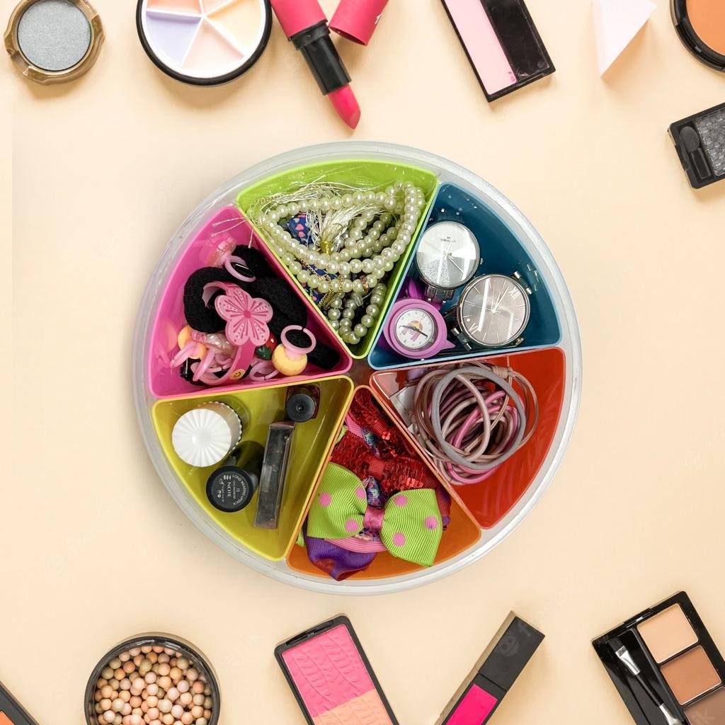 6 Cell Colorful Spice Rack Set. - DS Traders